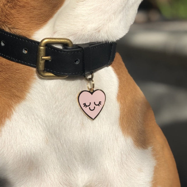 Smiling Heart ID Tag