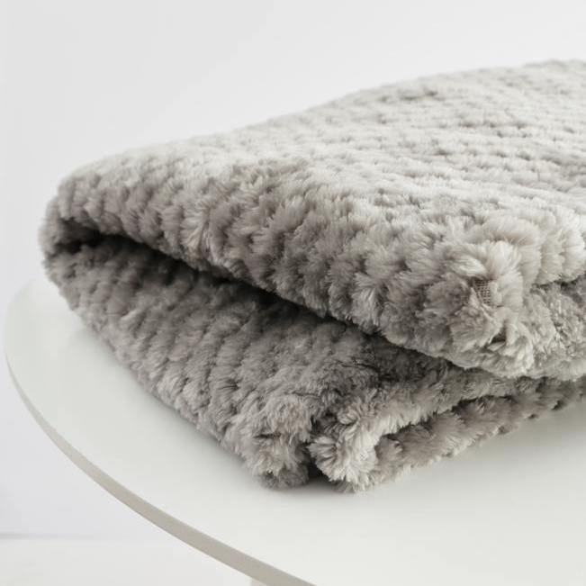 Soft Fleece Blanket - Grey